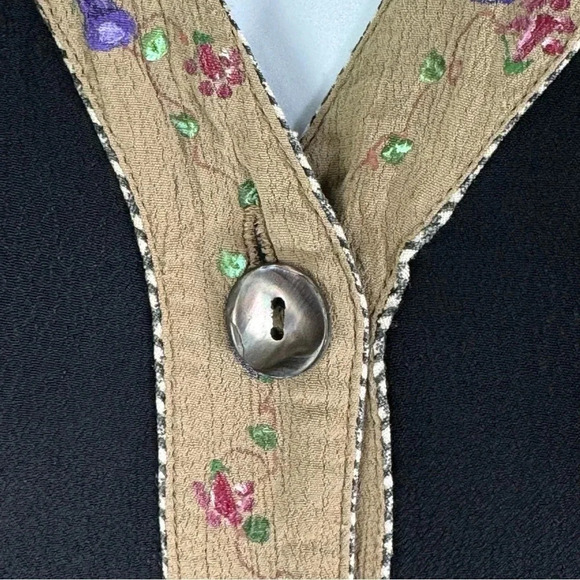 One of a kind wearable art. Hand painted dress by Papy Boez size small/ medium - Picture 7 of 13